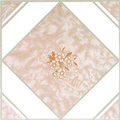 Beige vinyl floor - tiles, pc