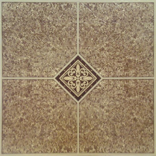 Brown beige vinyl floor - floor, tile